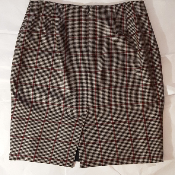 VINTAGE Ellen Tracy Wool Skirt Size 16 - Picture 3 of 4